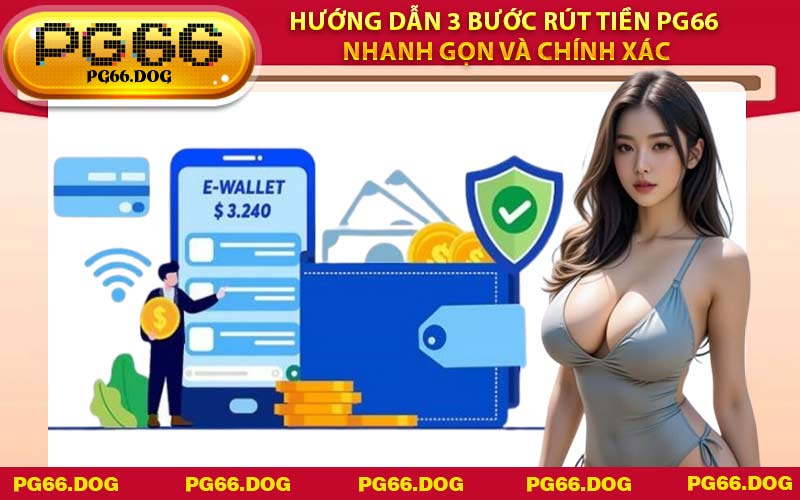 Hướng dẫn 3 bước Rút Tiền PG66 nhanh gọn và chính xác